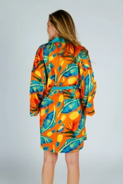 The Cruise Ship Casanova | Women's Unisex Hawaiian Party Kimono -US Clothing Sales Store 02 18 Tropical USA 7066