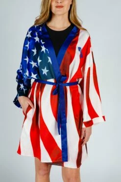 The Mascot | Ladies Unisex USA Eagle Kimono -US Clothing Sales Store 02 18 Tropical USA 7155