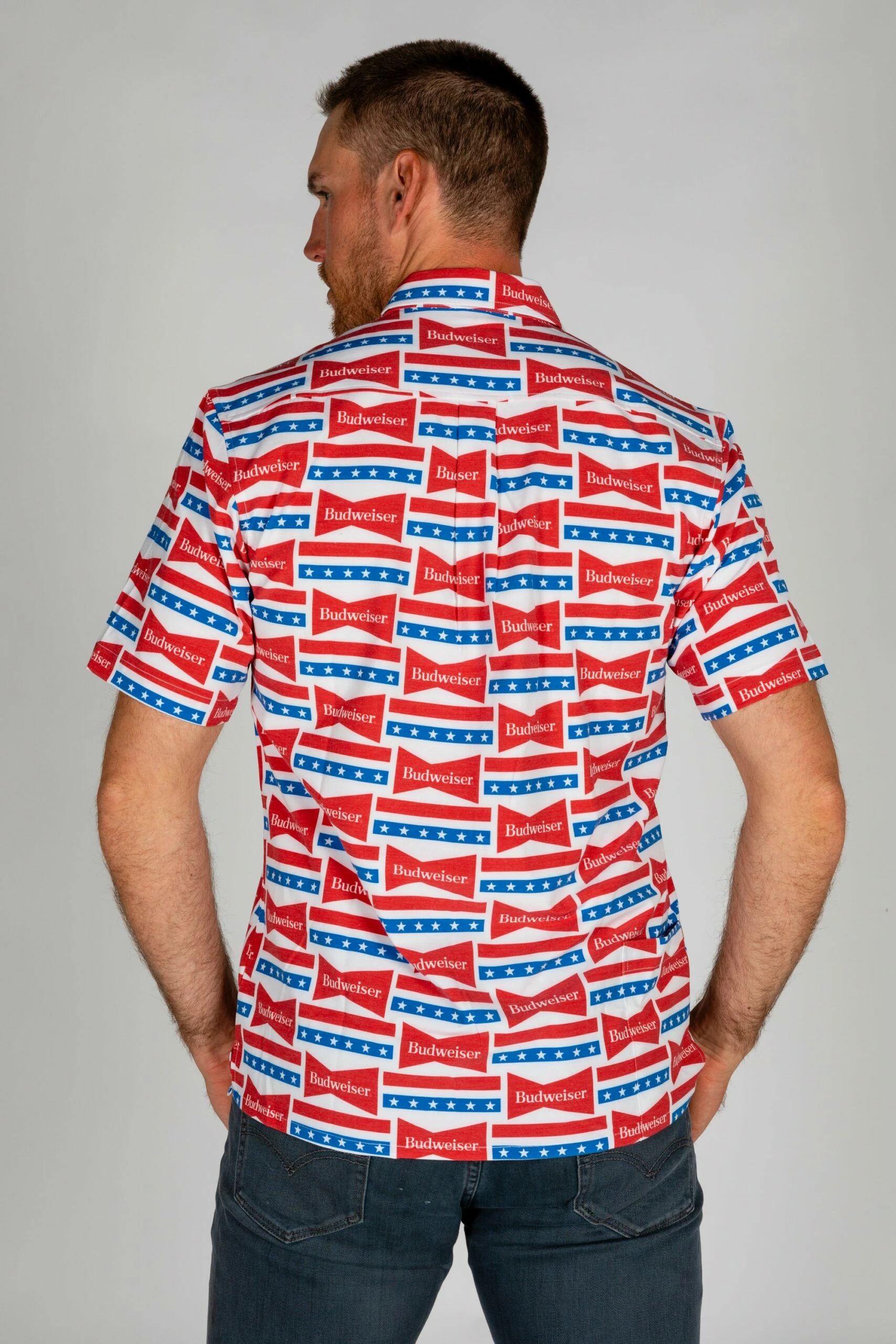 The Old Faithful Budweiser | Short Sleeve Button Down 7 The Old Faithful Budweiser | Short Sleeve Button Down - Image 5
