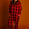 The Lumbersexual | Ladies Unisex Buffalo Check Adult Onesie -US Clothing Sales Store 08 26 Christmas LeisureIMG 0860 Edit
