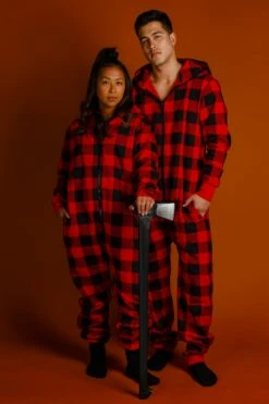 The Lumbersexual | Buffalo Check Adult Onesie -US Clothing Sales Store 08 26 Christmas LeisureIMG 0890 Edit