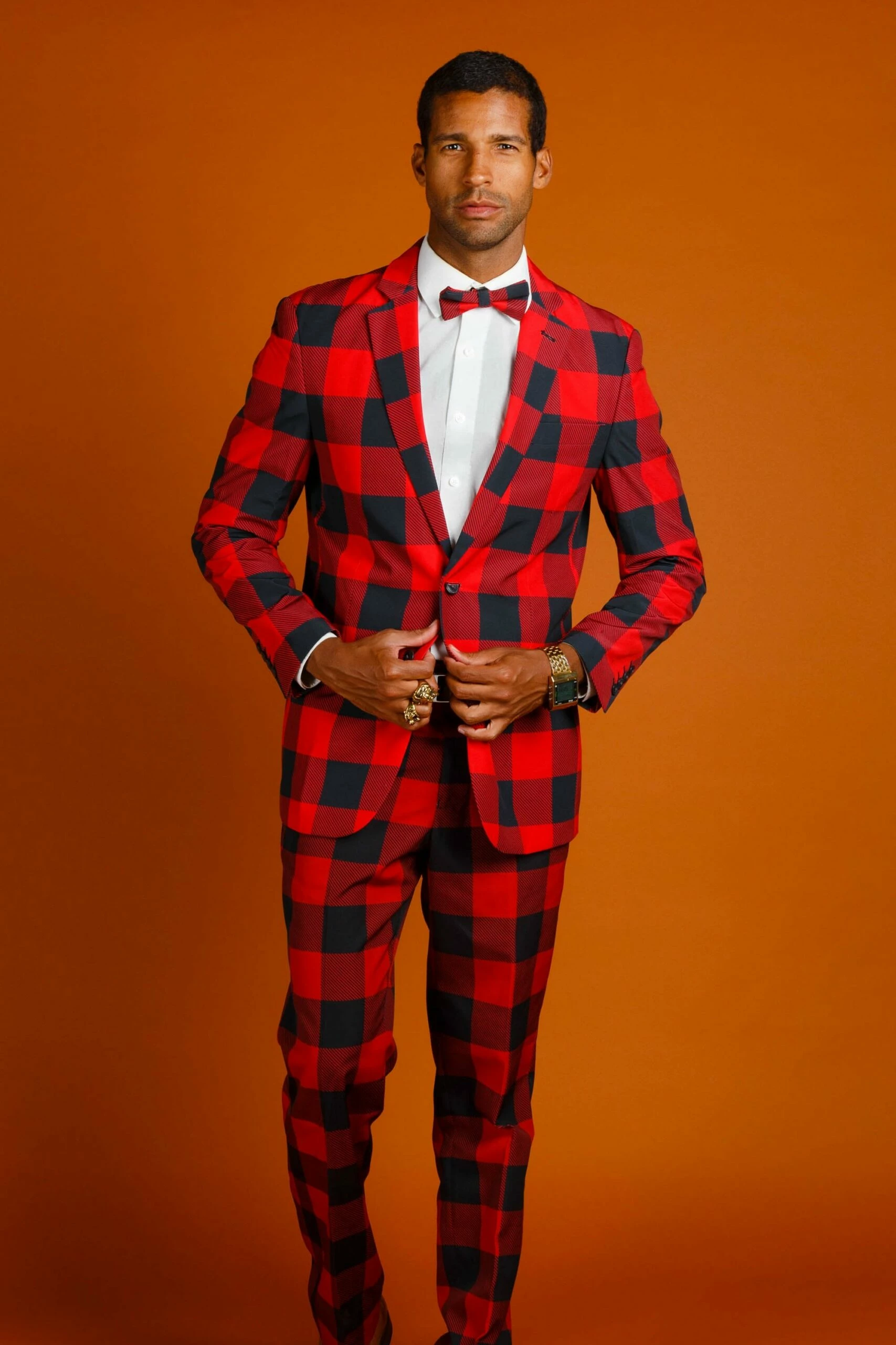 The Red & Black Lumberjack | Buffalo Check Suit 5 The Red & Black Lumberjack | Buffalo Check Suit - Image 3