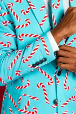 The Peppermint Pimp Canes | Candy Cane Print Christmas Suit -US Clothing Sales Store 08 28 Christmas GuysSuits IMG 4225