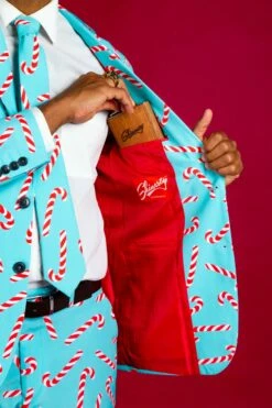 The Peppermint Pimp Canes | Candy Cane Print Christmas Suit -US Clothing Sales Store 08 28 Christmas GuysSuits IMG 4226