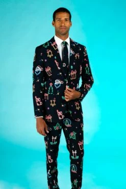 The Naughty Neon Noel | Neon Lights Christmas Suit