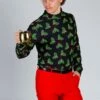 The Mistle Head To Toe | Mistletoe Print Christmas Turtleneck 1 The Mistle Head To Toe | Mistletoe Print Christmas Turtleneck -US Clothing Sales Store 11 07 SkiBaseLayers Turtlenecks 2865 Edit