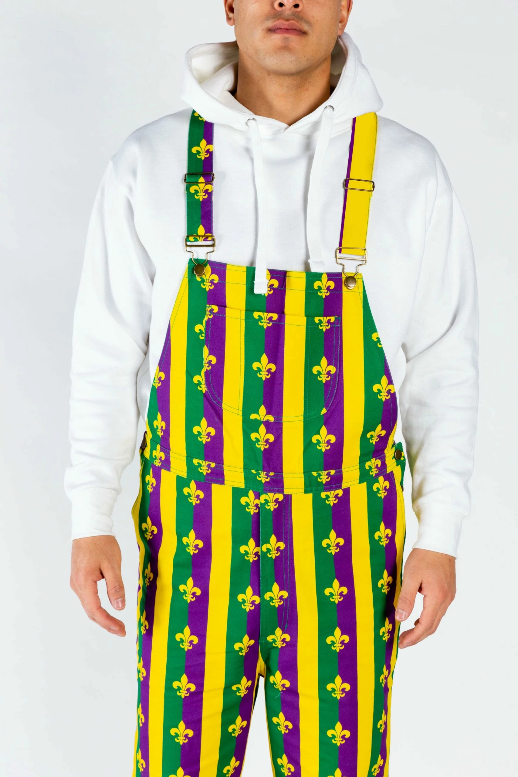 Beignets For Breakfast | Mardi Gras Overalls 6 Beignets For Breakfast | Mardi Gras Overalls - Image 4