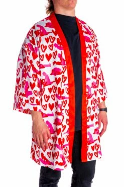 The Hot-Blooded Handbook | Valentine's Day Party Kimono -US Clothing Sales Store 16A9368