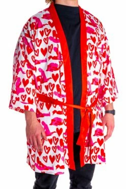 The Hot-Blooded Handbook | Valentine's Day Party Kimono -US Clothing Sales Store 16A9373