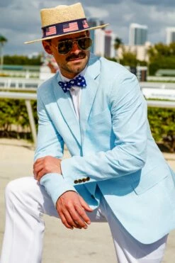The Baby Azul | Blue USA Seersucker Suit -US Clothing Sales Store 20190308 M Derby SpringShoot Gulfstream MLR CA5A2117