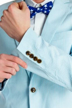 The Baby Azul | Blue USA Seersucker Suit -US Clothing Sales Store 2019 02 07 S SpringSuits MR 4224