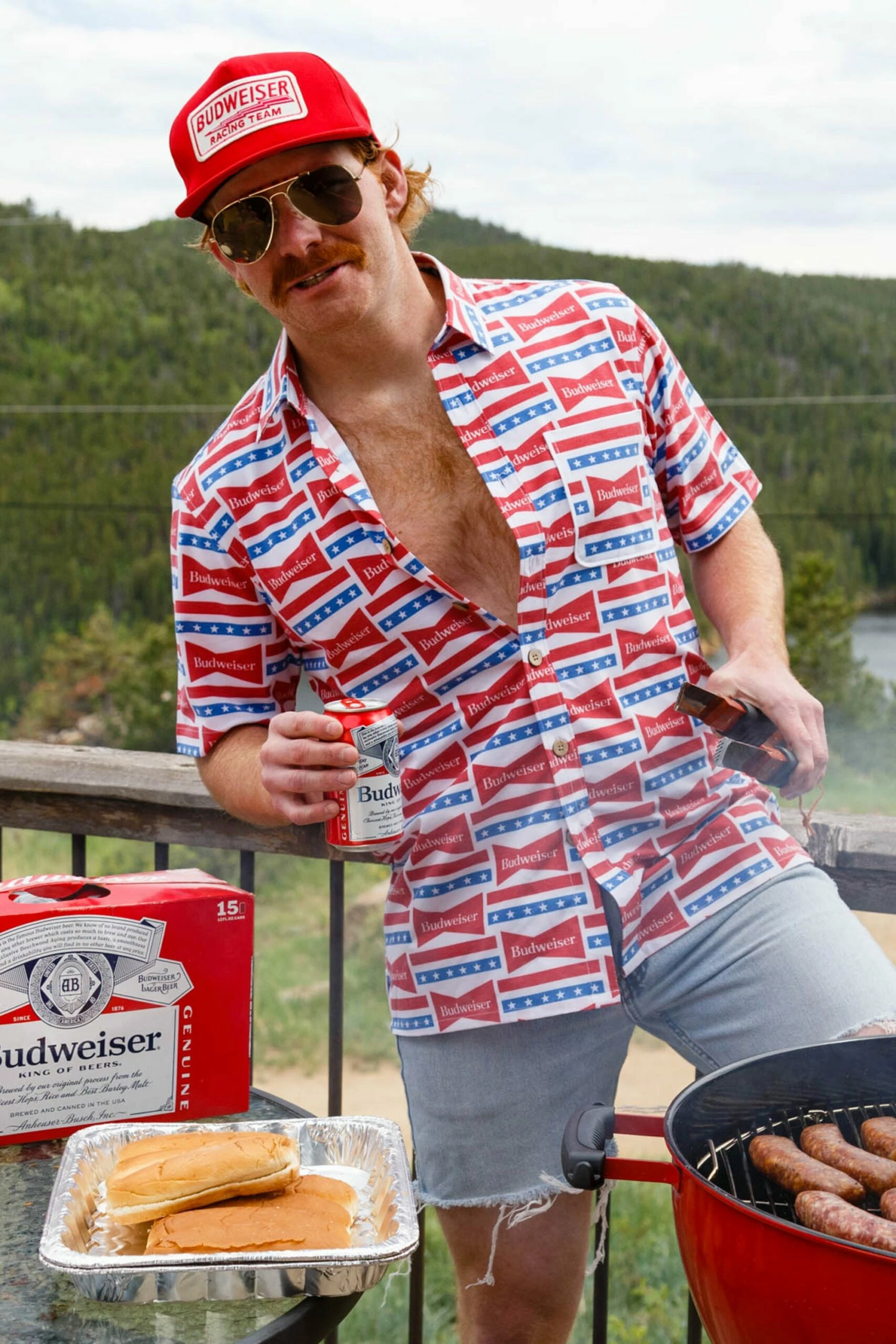 The Old Faithful Budweiser | Short Sleeve Button Down 3 The Old Faithful Budweiser | Short Sleeve Button Down