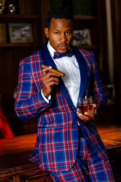 The Foyer Fornicator | Plaid Tuxedo Pants 5 The Foyer Fornicator | Plaid Tuxedo Pants -US Clothing Sales Store 20200825 XmasCatalog CA5A1015