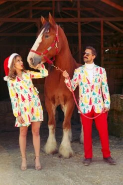 The Pine Tree Playboy | Christmas Tree Holiday Suit -US Clothing Sales Store 5D SantaBarbara I4A0137