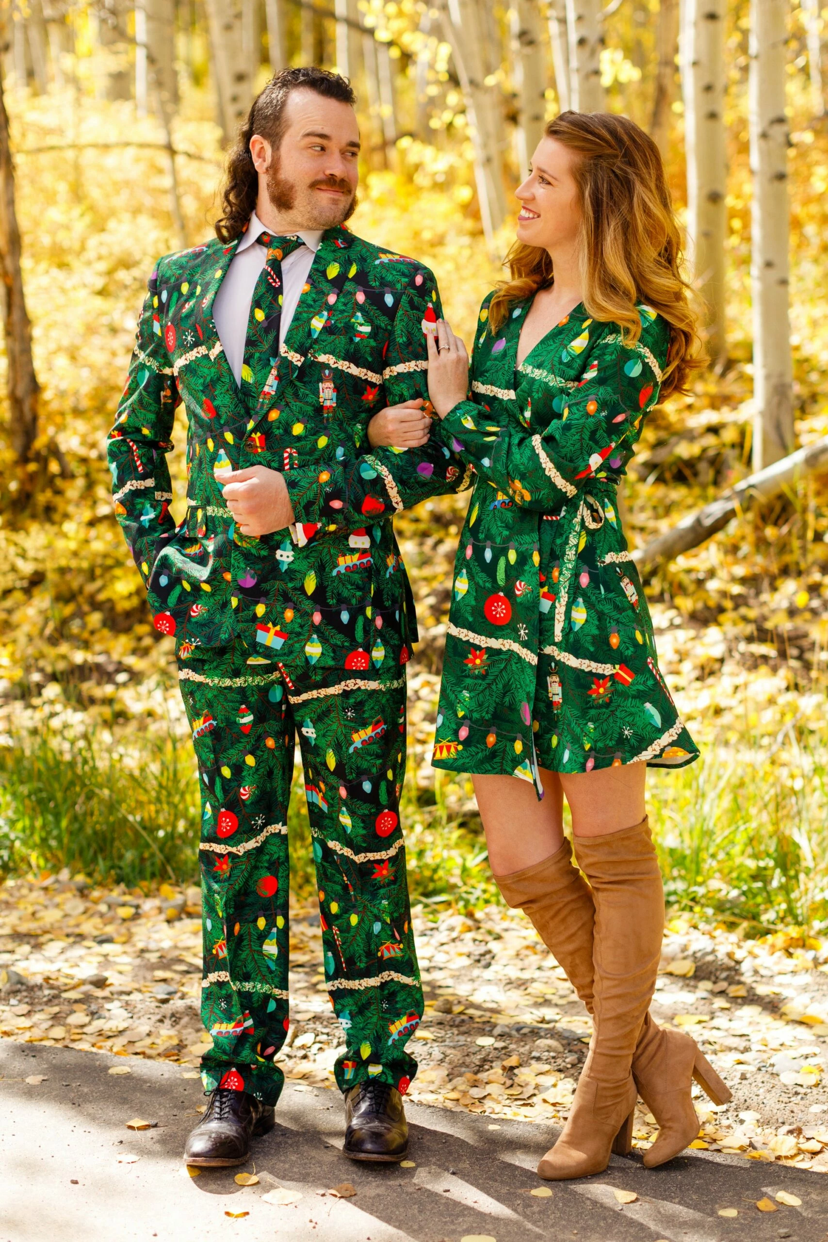 The Christmas Tree Camo | Mens Christmas Tree Print Suit 9 The Christmas Tree Camo | Mens Christmas Tree Print Suit - Image 7