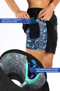 The Anti-Bounce | Black Ball Hammock® 5 Inch Athletic Shorts -US Clothing Sales Store 5 AntiBounce2