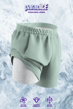 The Concrete Jungle | Sage Ball Hammock® 5 Inch Athletic Shorts