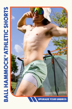 The Concrete Jungle | Sage Ball Hammock® 7 Inch Athletic Shorts -US Clothing Sales Store 7 ConcreteJungle4