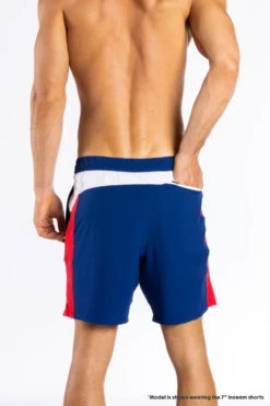 The Double Duty | American Flag Ball Hammock® 7 Inch Athletic Shorts -US Clothing Sales Store 7 DoubleDuty5