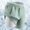 The Concrete Jungle | Sage Ball Hammock® 9 Inch Athletic Shorts -US Clothing Sales Store 9 ConcreteJungle3