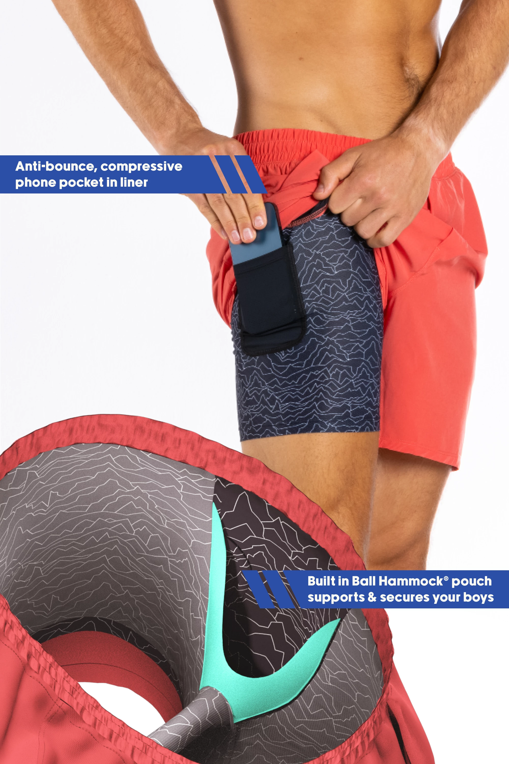 The Personal Record | Red Ball Hammock® 9 Inch Athletic Shorts 5 The Personal Record | Red Ball Hammock® 9 Inch Athletic Shorts - Image 3