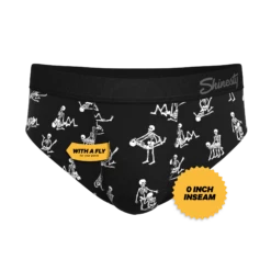 The Bare Back Bones | Glow In The Dark Skeletons Ball Hammock® Pouch Underwear Briefs -US Clothing Sales Store BareBackBones3