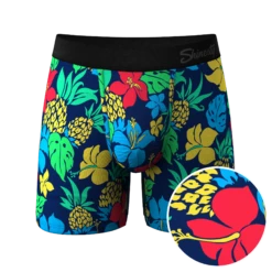 The Big Kahunas | Hawaiian Print Ball Hammock® Pouch Underwear