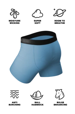 The Blue Ball Effect | Dusty Blue Ball Hammock® Pouch Underwear With Fly 9 The Blue Ball Effect | Dusty Blue Ball Hammock® Pouch Underwear With Fly -US Clothing Sales Store BlueBallEffectwFLY4