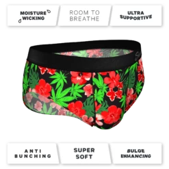 The Bongstera | Tropical Weed Ball Hammock® Pouch Underwear Briefs -US Clothing Sales Store Bongstera4