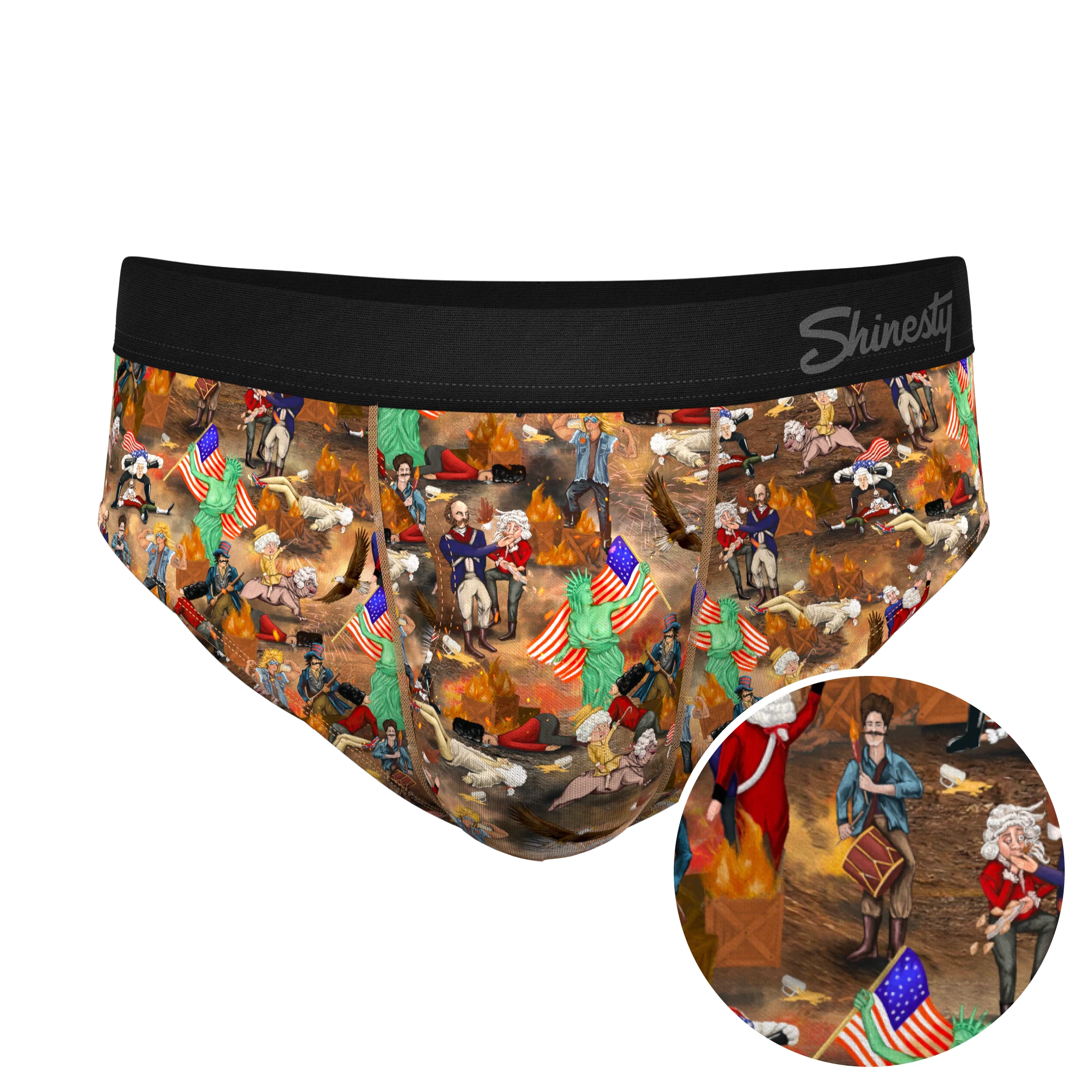 The Boston Tea Bag Party | Patriotic Ball Hammock® Pouch Underwear Briefs 2 The Boston Tea Bag Party | Patriotic Ball Hammock® Pouch Underwear Briefs