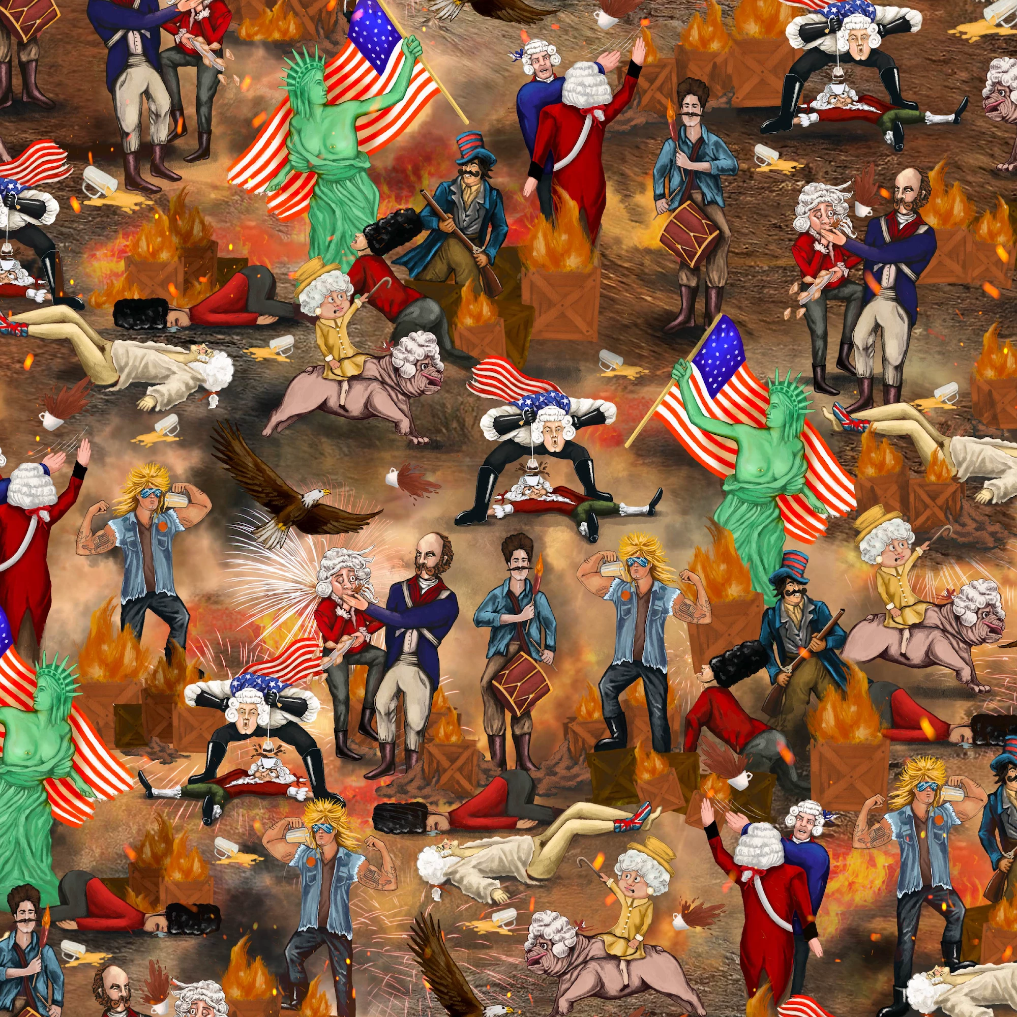 The Boston Tea Bag Party | Patriotic Ball Hammock® Pouch Underwear Briefs 7 The Boston Tea Bag Party | Patriotic Ball Hammock® Pouch Underwear Briefs - Image 6