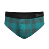 The Plaid And Simple | Green Buffalo Check Ball Hammock® Pouch Underwear Briefs 1 The Plaid And Simple | Green Buffalo Check Ball Hammock® Pouch Underwear Briefs -US Clothing Sales Store BriefBallHammockBrief