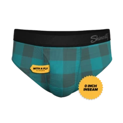 The Plaid And Simple | Green Buffalo Check Ball Hammock® Pouch Underwear Briefs 9 The Plaid And Simple | Green Buffalo Check Ball Hammock® Pouch Underwear Briefs -US Clothing Sales Store BriefBallHammockBrief3