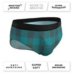 The Plaid And Simple | Green Buffalo Check Ball Hammock® Pouch Underwear Briefs 10 The Plaid And Simple | Green Buffalo Check Ball Hammock® Pouch Underwear Briefs -US Clothing Sales Store BriefBallHammockBrief4