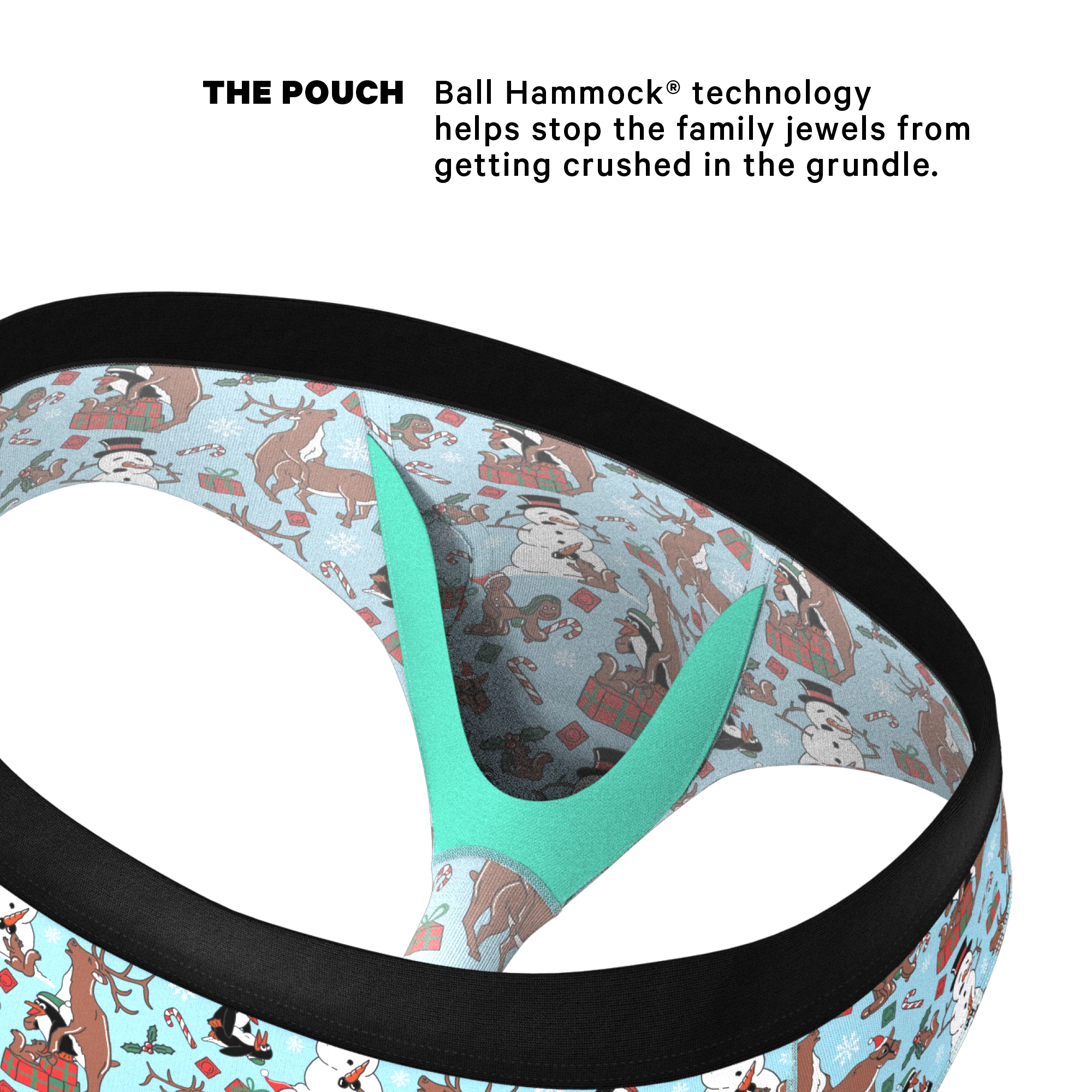 The Christmas Key Party | Christmas Characters Ball Hammock® Pouch Underwear Briefs 3 The Christmas Key Party | Christmas Characters Ball Hammock® Pouch Underwear Briefs - Image 2