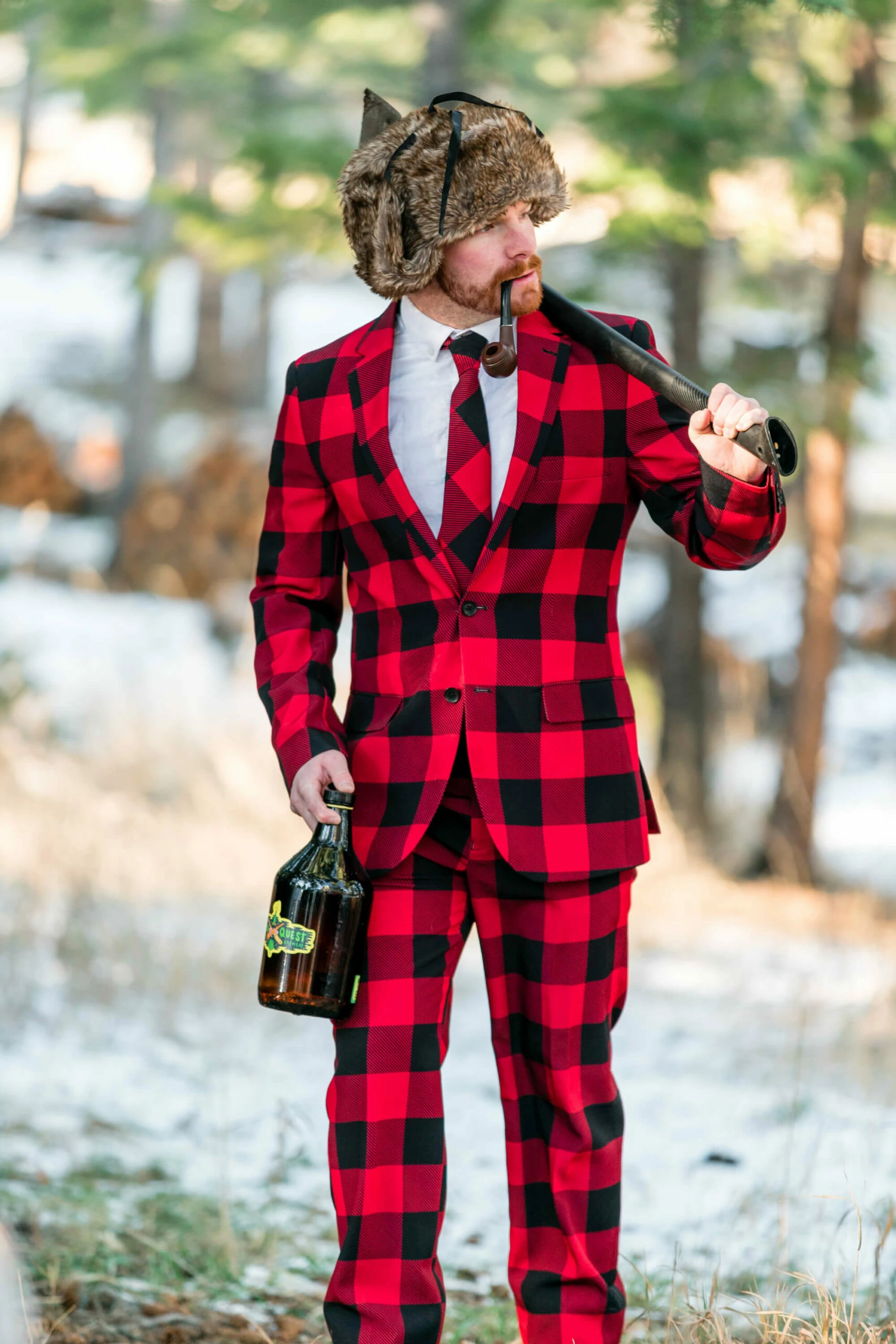 The Red & Black Lumberjack | Buffalo Check Suit 3 The Red & Black Lumberjack | Buffalo Check Suit