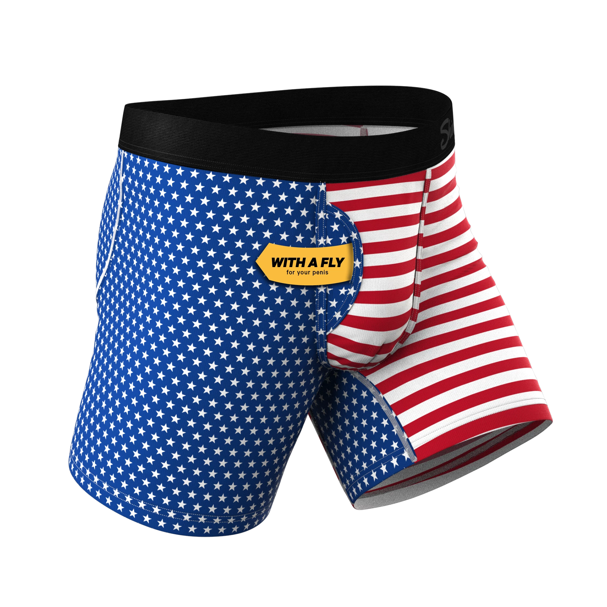 The Ellis Island | USA Flag Ball Hammock® Pouch Underwear With Fly 5 The Ellis Island | USA Flag Ball Hammock® Pouch Underwear With Fly - Image 3