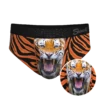 The Feral Feline | Tiger Print Ball Hammock® Pouch Underwear Briefs 1 The Feral Feline | Tiger Print Ball Hammock® Pouch Underwear Briefs -US Clothing Sales Store FeralFelineTigerPrintBriefs