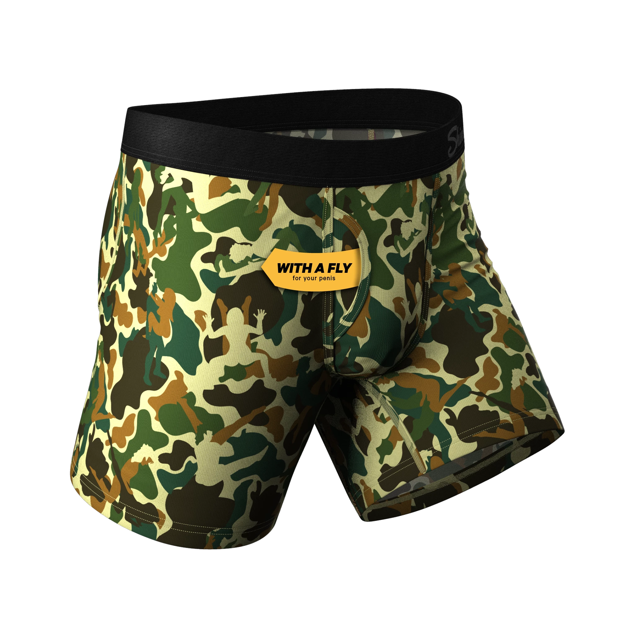 The Forni Camo | Camouflage Ball Hammock® Boxer Briefs With Fly 5 The Forni Camo | Camouflage Ball Hammock® Boxer Briefs With Fly - Image 3