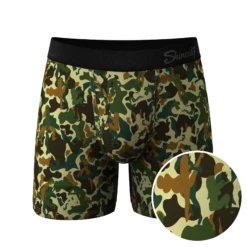 The Forni Camo | Camouflage Ball Hammock® Boxer Briefs With Fly