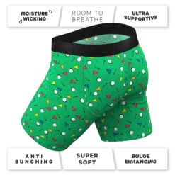 The Front Nine | Golf Ball Hammock® Pouch Underwear With Fly -US Clothing Sales Store FrontNineGolfBoxerWFly4