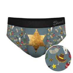 The Giddy Up | Sheriff Badge Ball Hammock® Pouch Underwear Briefs