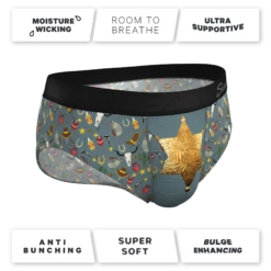 The Giddy Up | Sheriff Badge Ball Hammock® Pouch Underwear Briefs -US Clothing Sales Store GiddyUp4