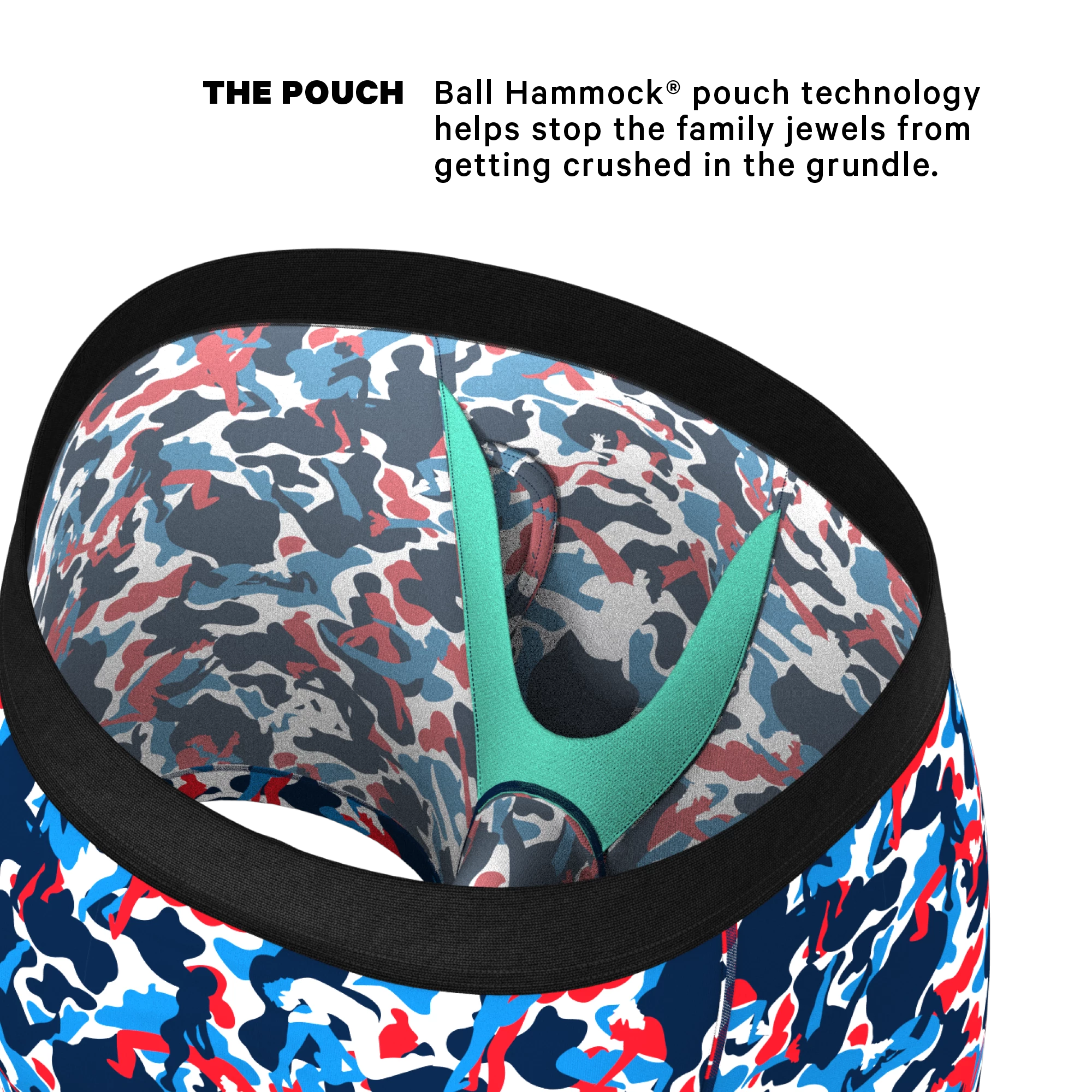 The Grand Finale | USA Camouflage Ball Hammock® Pouch Underwear With Fly 4 The Grand Finale | USA Camouflage Ball Hammock® Pouch Underwear With Fly - Image 2