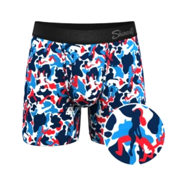 The Grand Finale | USA Camouflage Ball Hammock® Pouch Underwear With Fly