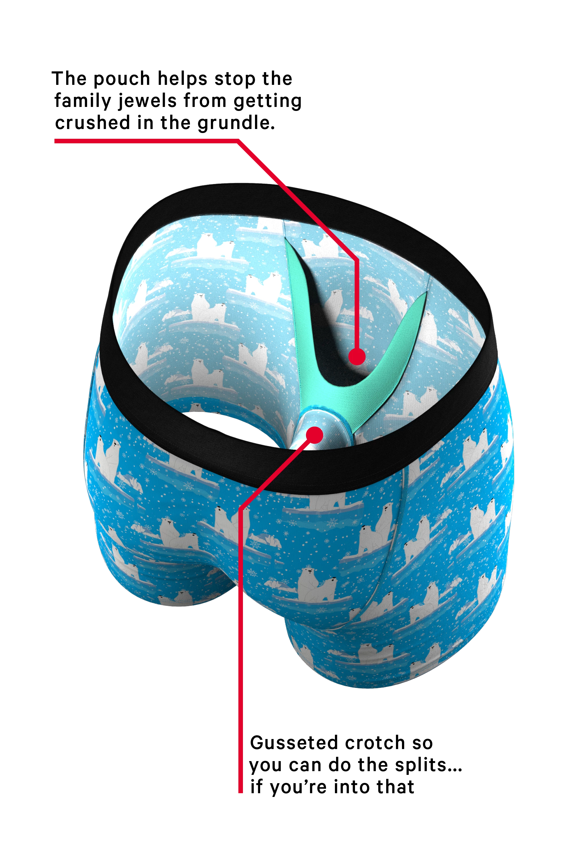 The How Coke Is Made | Polar Bear Ball Hammock® Pouch Underwear With Fly 4 The How Coke Is Made | Polar Bear Ball Hammock® Pouch Underwear With Fly - Image 2