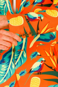 The Cruise Ship Casanova | Orange Hawaiian Suit 13 The Cruise Ship Casanova | Orange Hawaiian Suit -US Clothing Sales Store IMG 0107