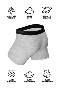 The Intramural Champ | Heathered Grey Ball Hammock® Pouch Underwear -US Clothing Sales Store IntramuralChamp4