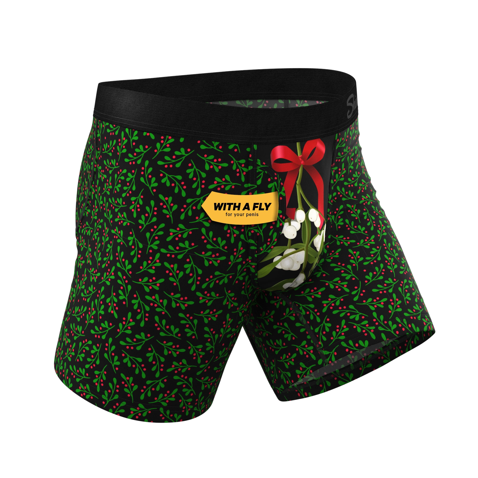 The Kiss Me There | Mistletoe Ball Hammock® Pouch Underwear With Fly 5 The Kiss Me There | Mistletoe Ball Hammock® Pouch Underwear With Fly - Image 3