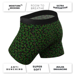 The Kiss Me There | Mistletoe Ball Hammock® Pouch Underwear With Fly 10 The Kiss Me There | Mistletoe Ball Hammock® Pouch Underwear With Fly -US Clothing Sales Store KissMeThereMistletoeBoxerWithFly4